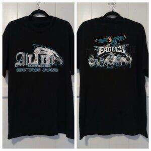 Philadelphia Eagles Super Bowl 52 Shirt Men's XL Black Cotton ALL IN Clothing